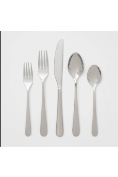 Silver Flatware Set